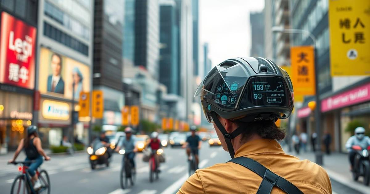 Les casques de vélo connectés en 2025 : quand l'intelligence artificielle veille sur votre sécurité