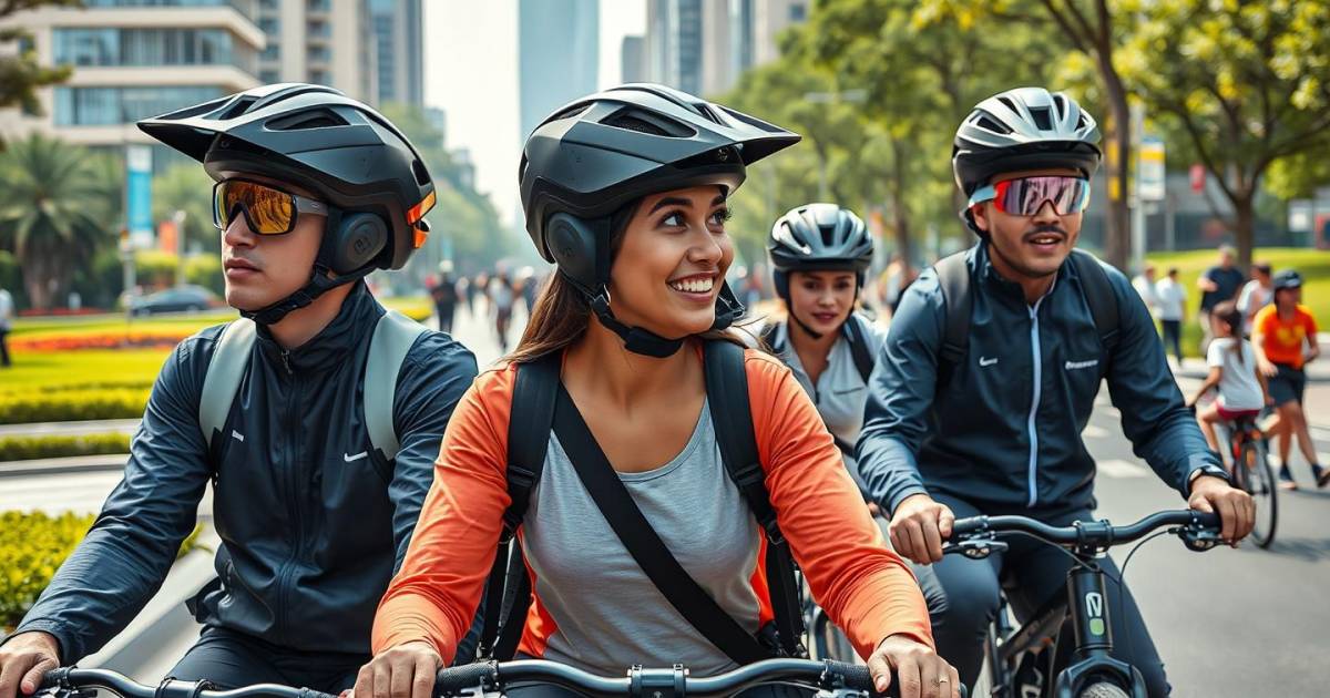 Les casques vélo connectés en 2024 : La révolution de la sécurité à vélo électrique