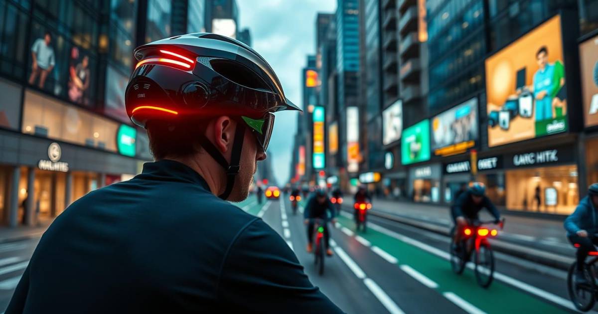 Les casques vélo connectés en 2024 : Une révolution pour la sécurité des cyclistes urbains